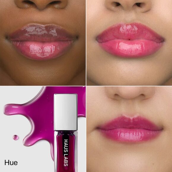 NIB ✅ Haus Labs #HUE PhD Hybrid Hydrating Tinted Lip Oil ✨ NIB - Picture 3 of 7